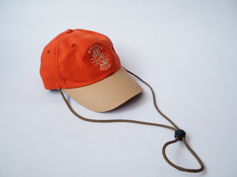 FOXY CAP ORANGE - 帽子 - 棉．麻 橘色