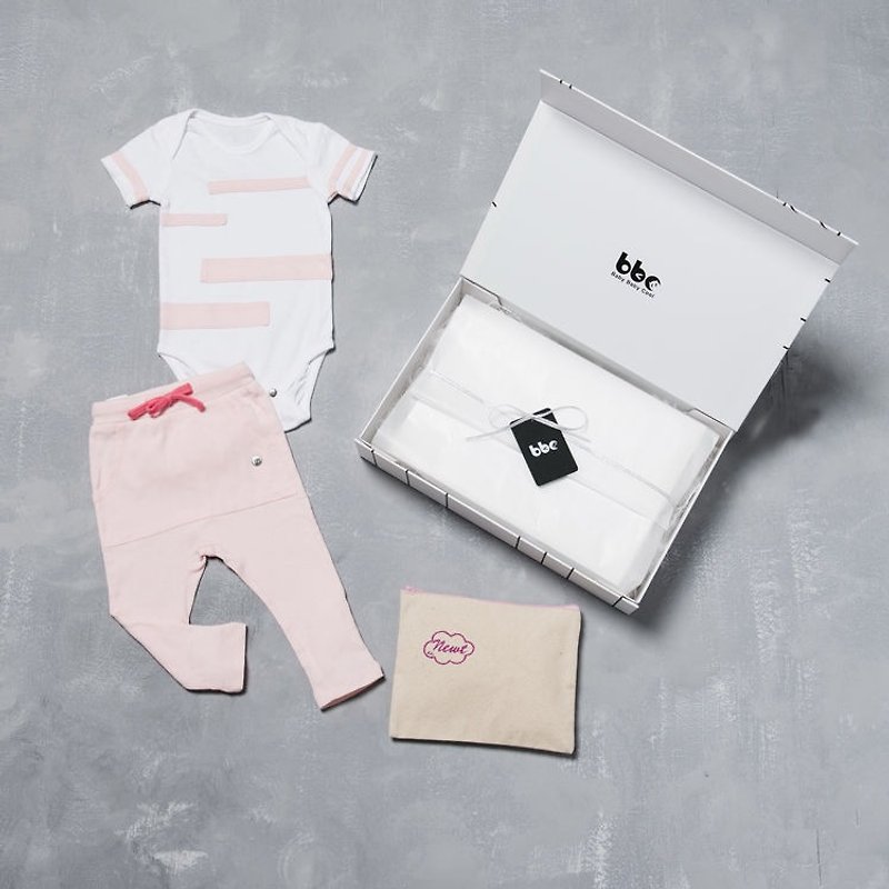 【Playground/Pink】baby baby cool - Special kit-B / 100% Organic Cotton - อื่นๆ - ผ้าฝ้าย/ผ้าลินิน สึชมพู