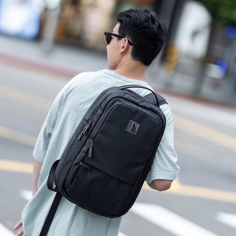 INUK Waterproof Travel Computer Bag | Water_Shed Granite4 BK Backpack - Backpacks - Polyester Black