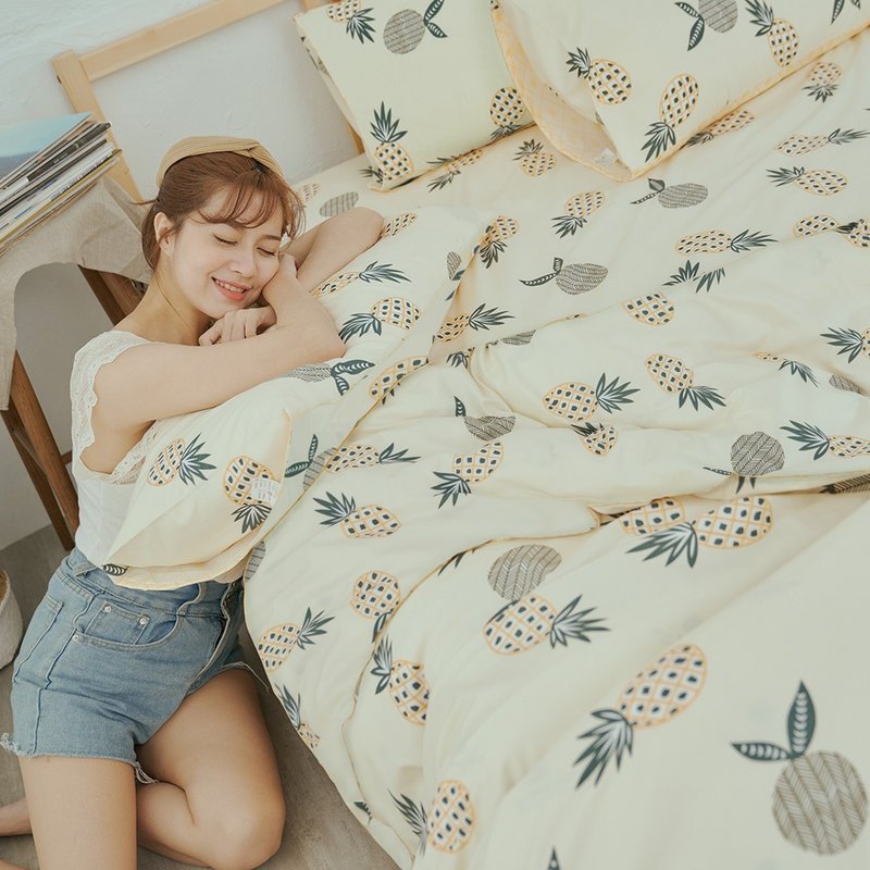 柔絲萊賽爾纖維 床包組 薄被套 鋪棉兩用被/台灣製床單/HT020 - 寢具/床包 - 其他材質 多色