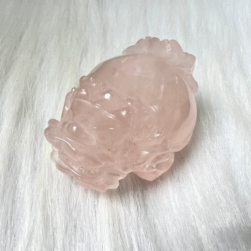 粉晶龍龜 | 水晶 | 水晶龍龜 | 水晶擺件 - 擺飾/家飾品 - 水晶 粉紅色