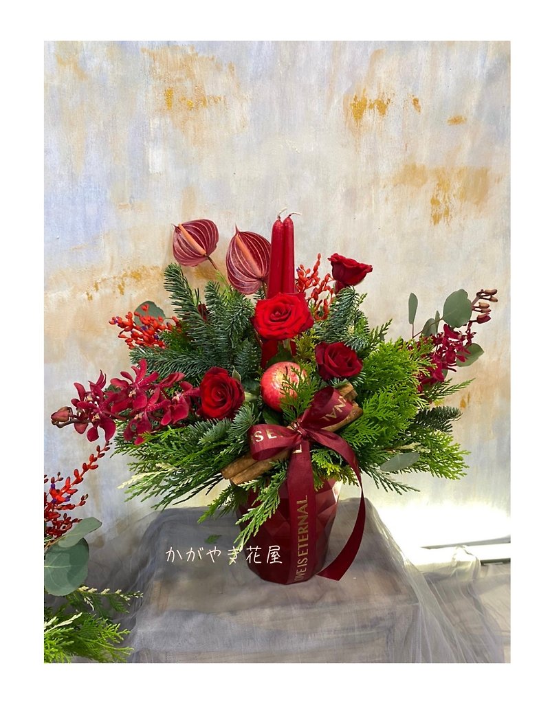 New Year Potted Flowers/New Year Gifts/Flowers/Table Flowers/Christmas Potted Flowers - Plants - Plants & Flowers Red