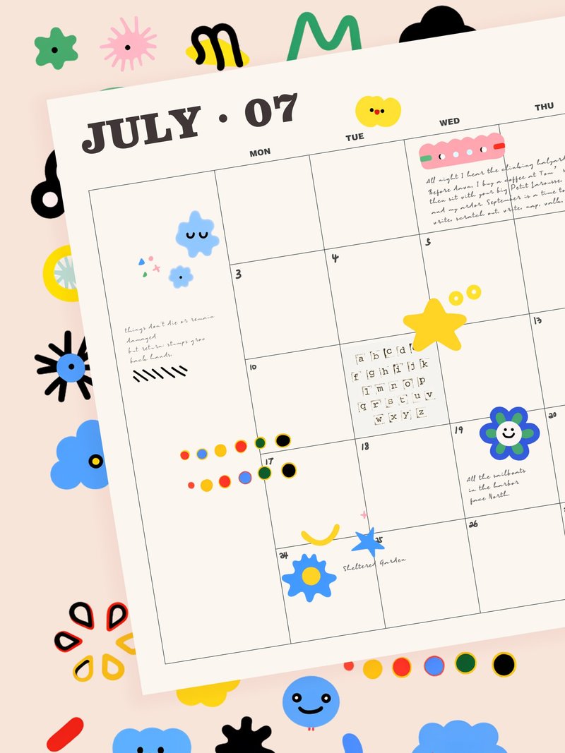 Goodnotes電子手帳數位貼紙iPad筆記Notability /跳跳糖之味/ - 電子手帳及素材 - 其他材質 
