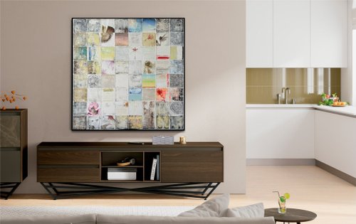 抽象アート作品 混合メディア 11127bb673f61c14cb6ed6bbe7538c