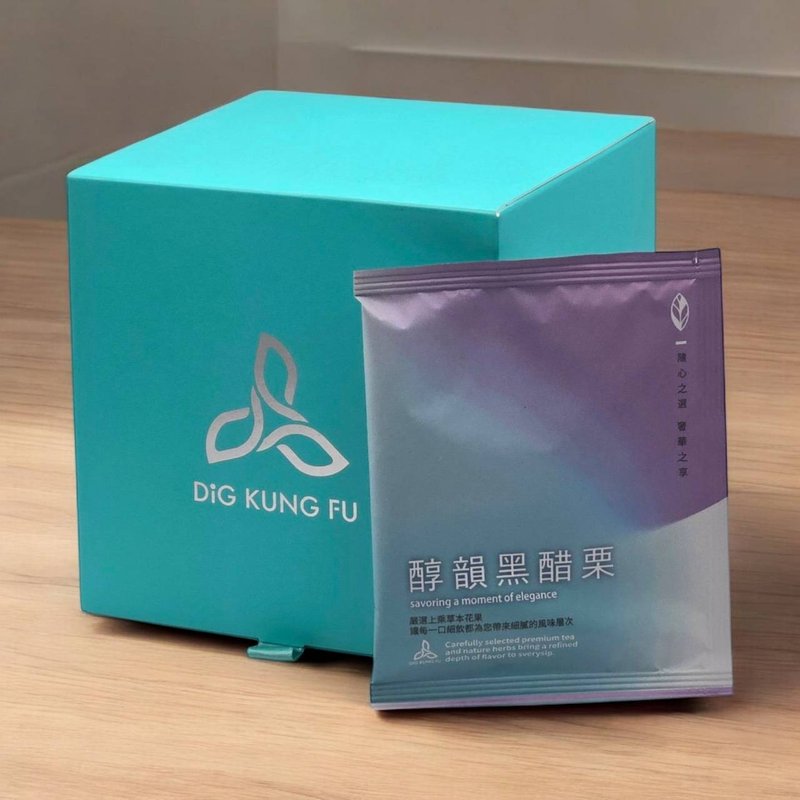 醇韻黑醋栗立體茶包立體茶包 - 10入禮盒裝 - 茶葉/茶包/水果茶 - 其他材質 紫色