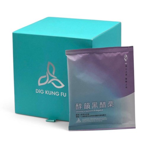 點功夫 DIG KUNG FU 醇韻黑醋栗立體茶包立體茶包 - 10入禮盒裝