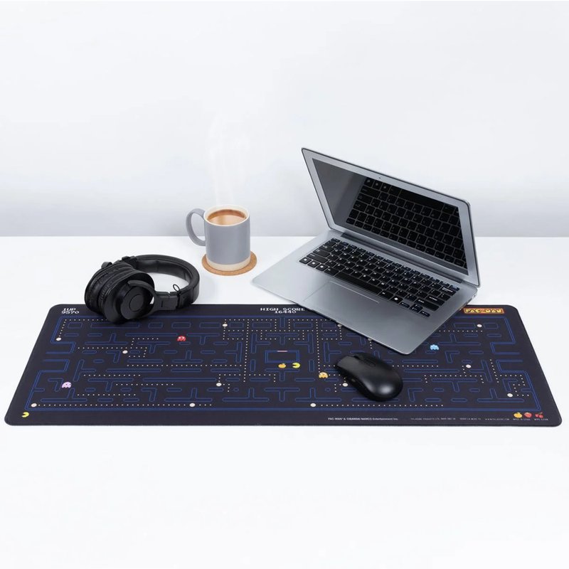 Paladone Pacman Desk Mat - Mouse Pads - Plastic Multicolor