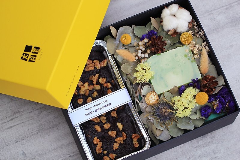母親節 - 寵愛花盒 - 養生/保健食品/飲品 - 新鮮食材 黃色