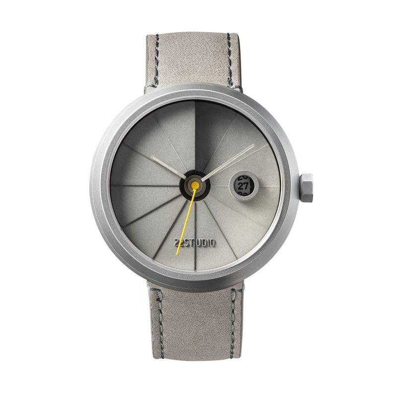 4D Concrete Watch 44mm Concrete Grey Edition - นาฬิกาผู้ชาย - ปูน สีเทา