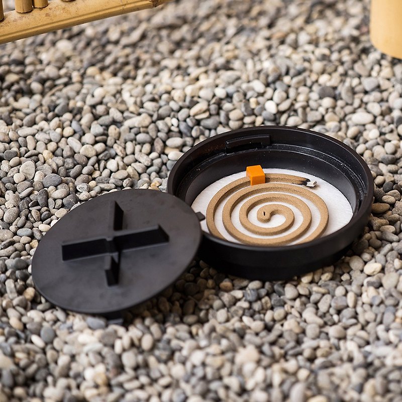 [Limited out-of-print] Japanese ideaco round thread incense and mosquito coil box - อื่นๆ - วัสดุอื่นๆ หลากหลายสี