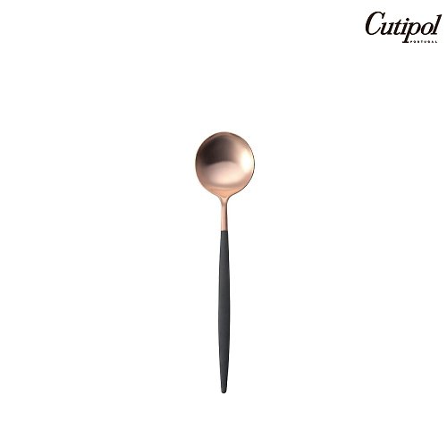 Cutipol 葡萄牙Cutipol GOA系列黑玫瑰金21.1cm主餐匙