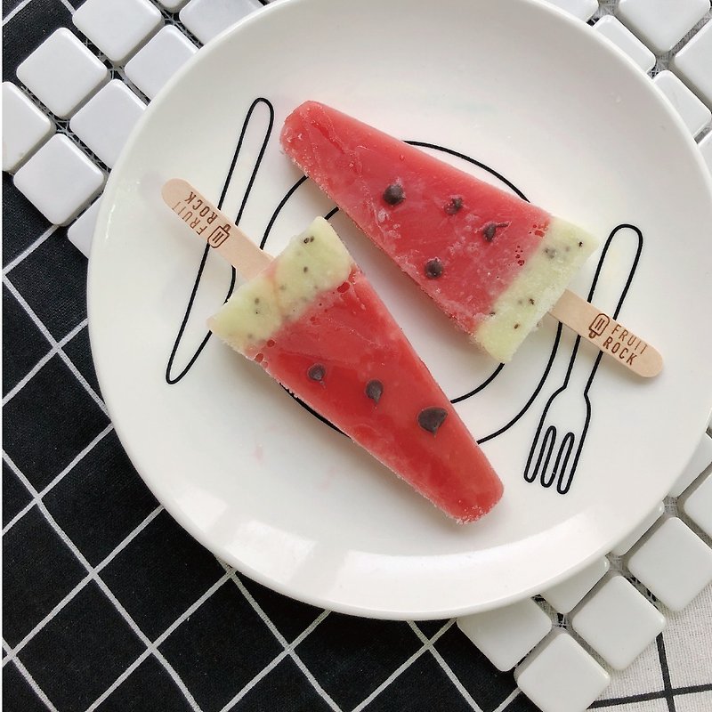 西瓜棒棒復刻版 - 冰淇淋/冰棒 - 新鮮食材 紅色