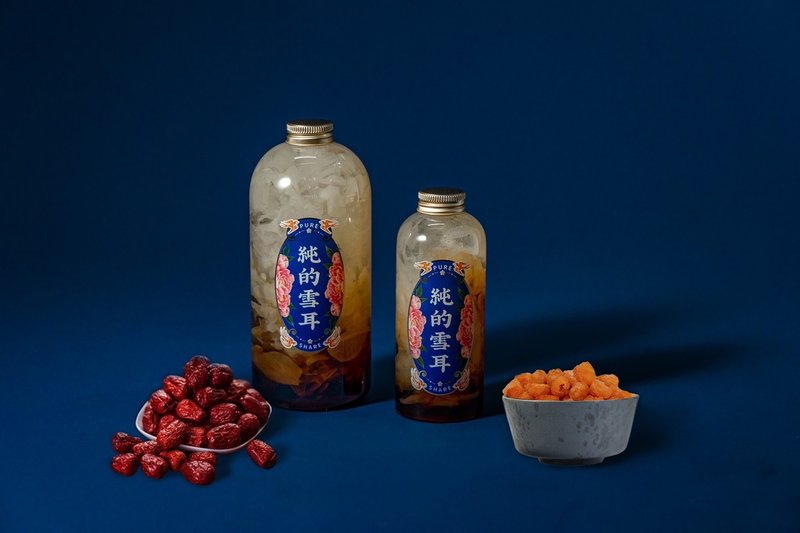 Pure snow fungus [longan and red dates] white fungus drink - อาหารเสริมและผลิตภัณฑ์สุขภาพ - อาหารสด สีน้ำเงิน