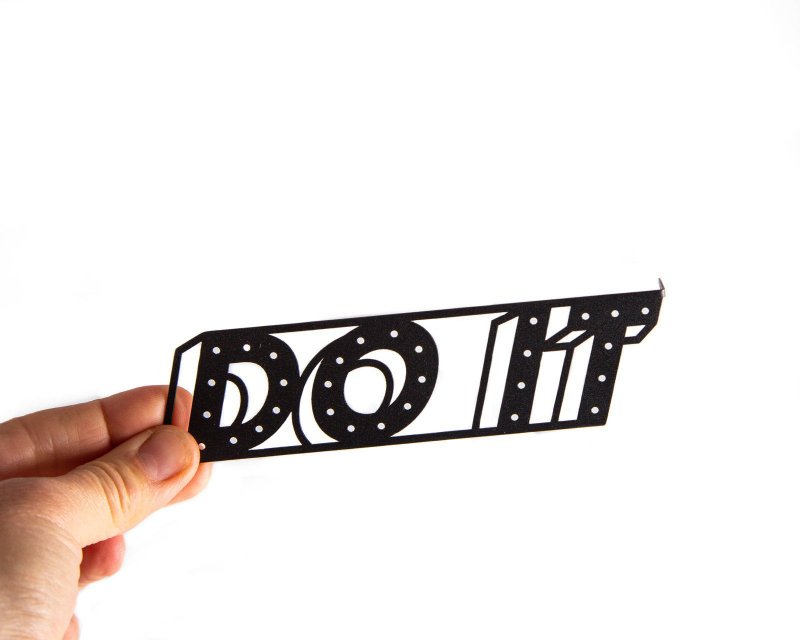 Amazing Book Bookmark DO IT // Free shipping worldwide - 書籤 - 其他金屬 黑色