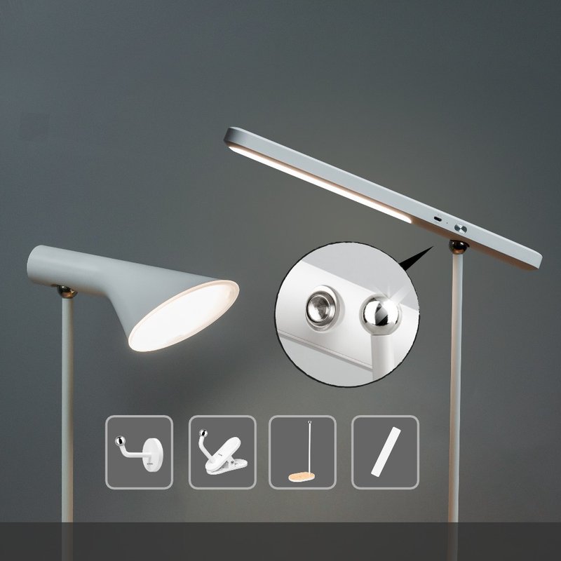 KINYO Kaka light-second-speed magnetic attraction, innovative lighting-fully equipped PLED-4647 - Lighting - Plastic White