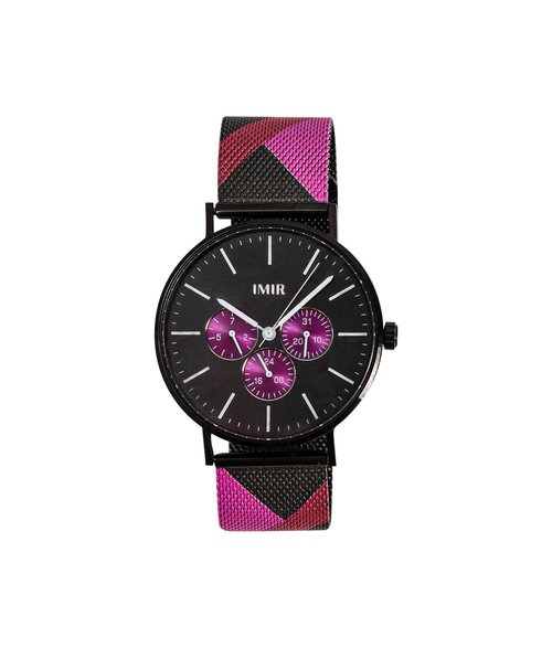 IMIR 艾米爾精品手錶 IMIR 英倫風情 | 薰衣草紫 黑殼 (36mm)