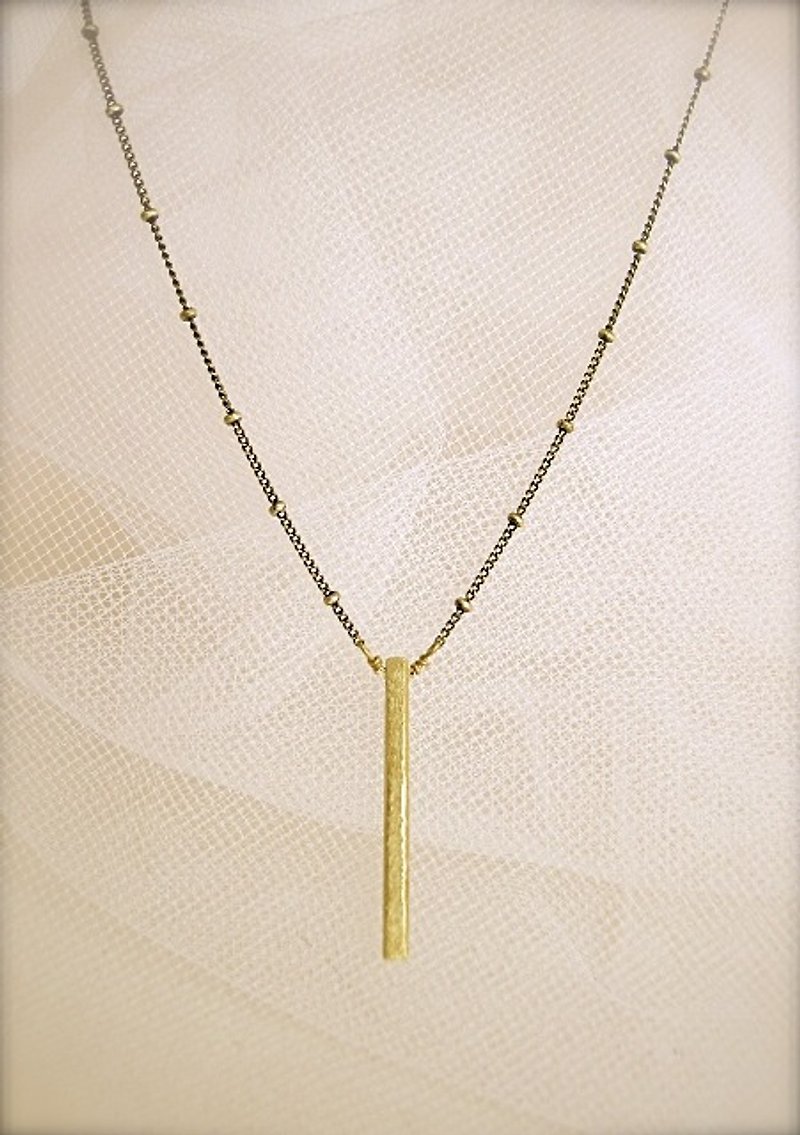 Stick necklace - สร้อยคอ - โลหะ สีทอง