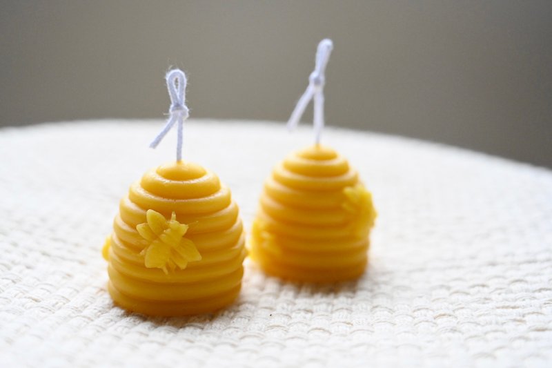 Beeswax Candle-Sun Beehive - Candles & Candle Holders - Wax Yellow