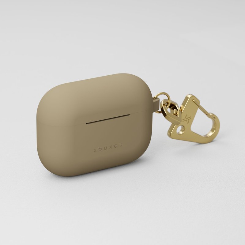XOUXOU / AirPods Pro-灰褐色Taupe - AirPods/耳機保護套 - 矽膠 卡其色