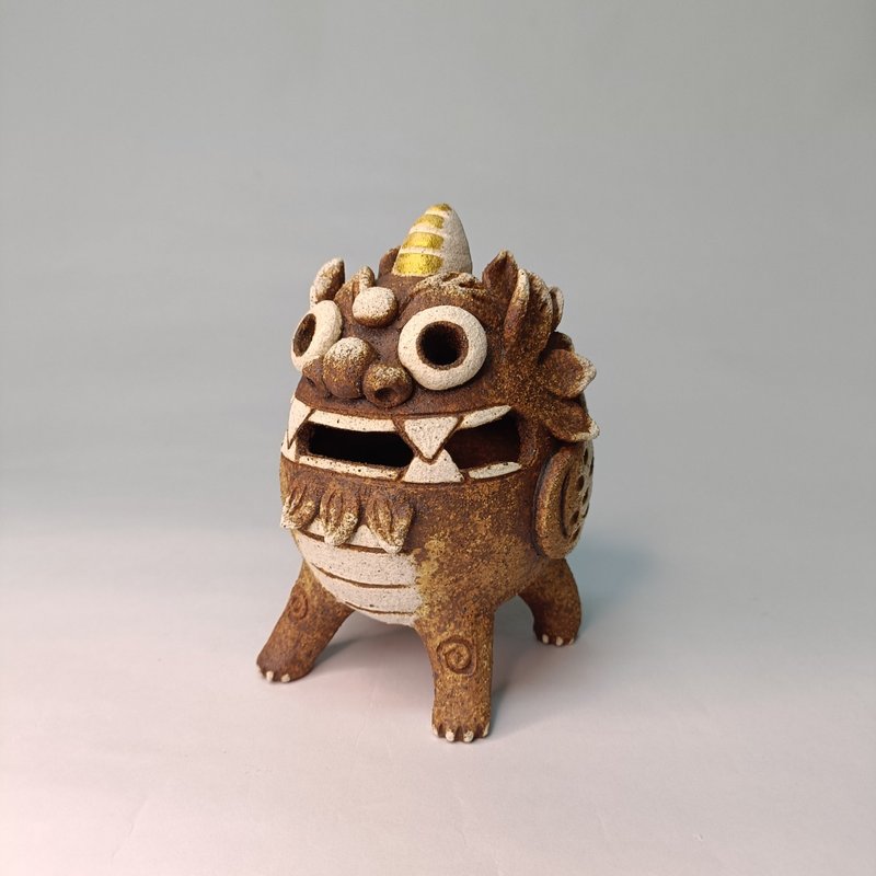 Pixiu, the ancient four auspicious beasts/Ceramics/Original Designs - ของวางตกแต่ง - ดินเผา 