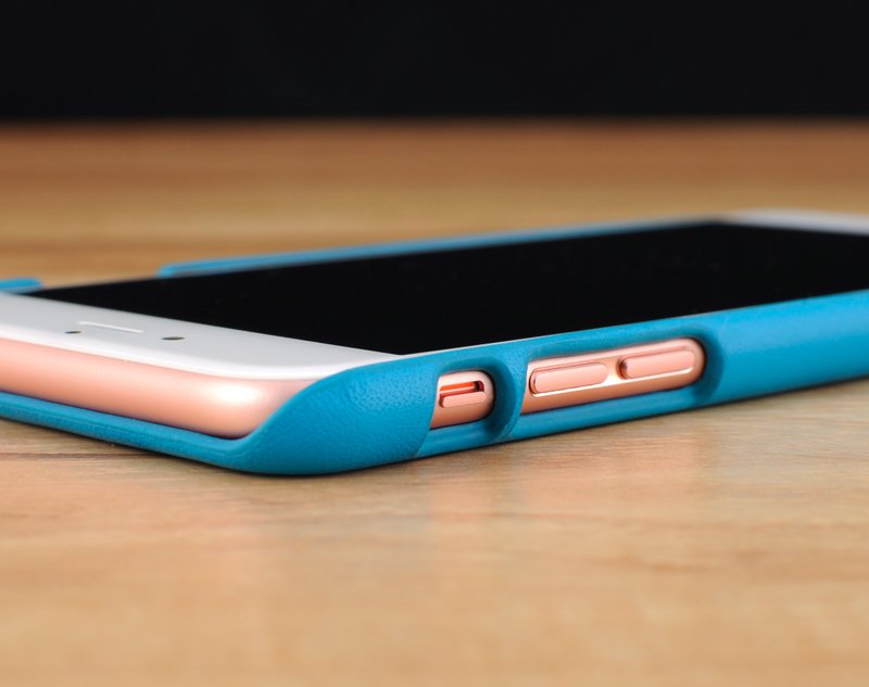 iPhone 6 plus / 6S plus (5.5吋) 後背保護殼 客製化訂做 - 手機殼/手機套 - 真皮 多色