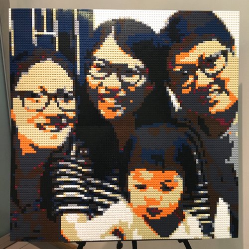 brickaproject 訂製DIY積木玩具馬賽克boxset (尺寸:Large 80cm x 80cm)