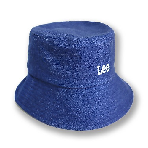 Lee Jeans TW Lee 小Logo休閒漁夫帽/遮陽帽 深藍