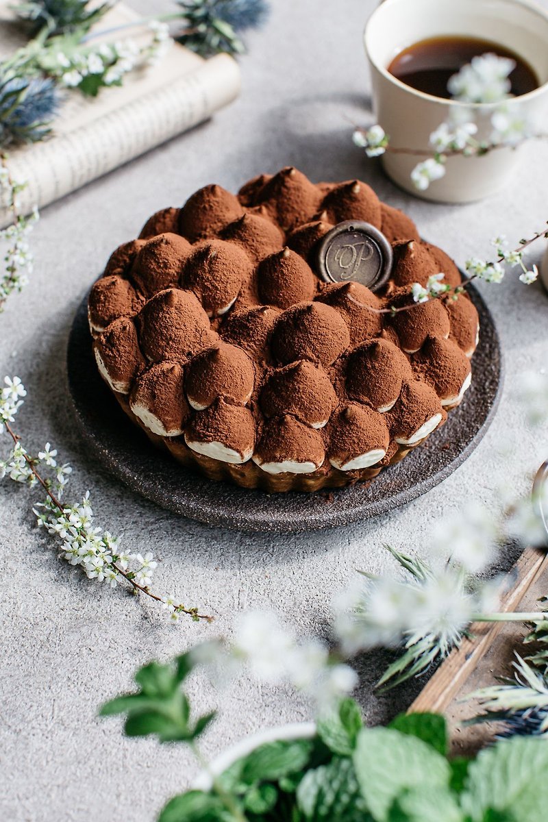 Tiramisu提拉米蘇分享派 8吋 - 蛋糕/甜點 - 其他材質 咖啡色