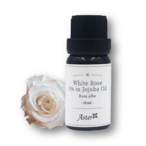 Aster Aroma 3% 白玫瑰純香薰精油混合有機荷荷巴油