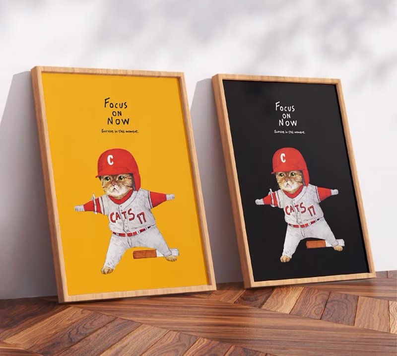 FOCUS ON NOW /Original Poster / A4 or A3 size - ポスター・絵 - プラスチック ホワイト