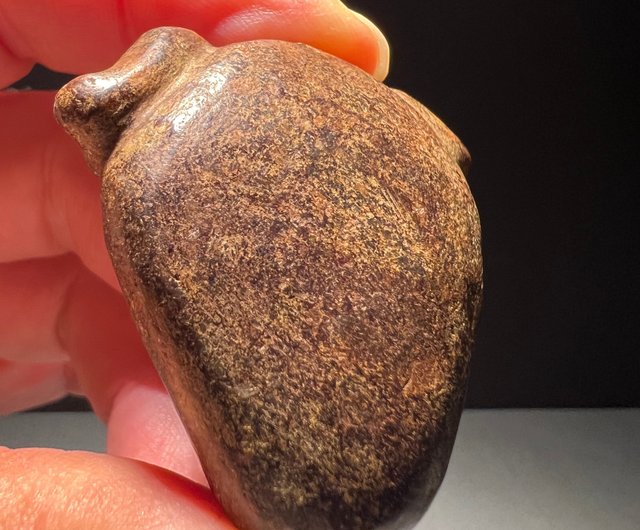紅山文化高古玉熊瑞獸把件和田玉64.5克Jade 掛件古玉山奇藝術