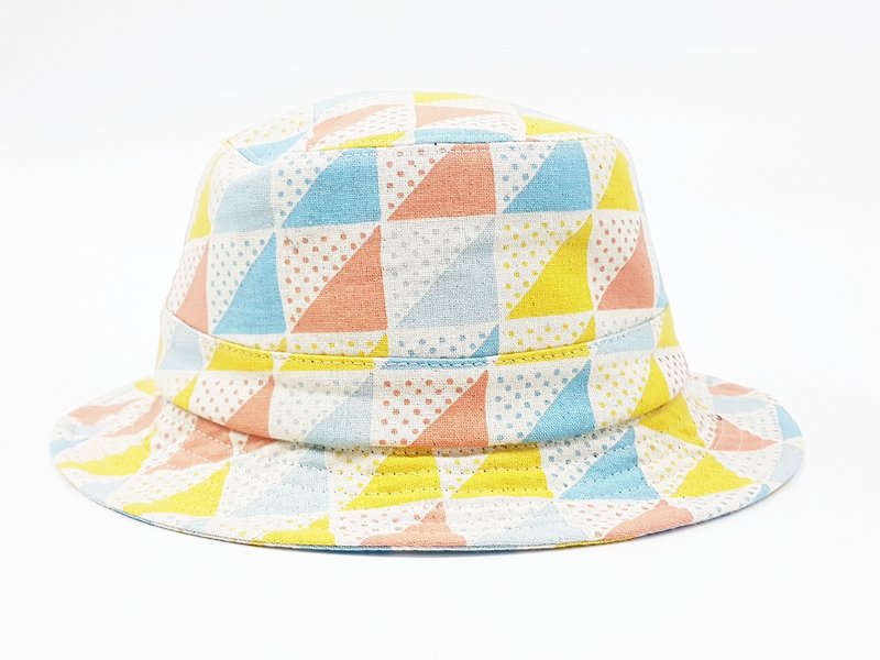 English disc Gentleman hat - pink dot color # good pink / good color / good summer # # new summer # limited amount of production - Hats & Caps - Cotton & Hemp Multicolor