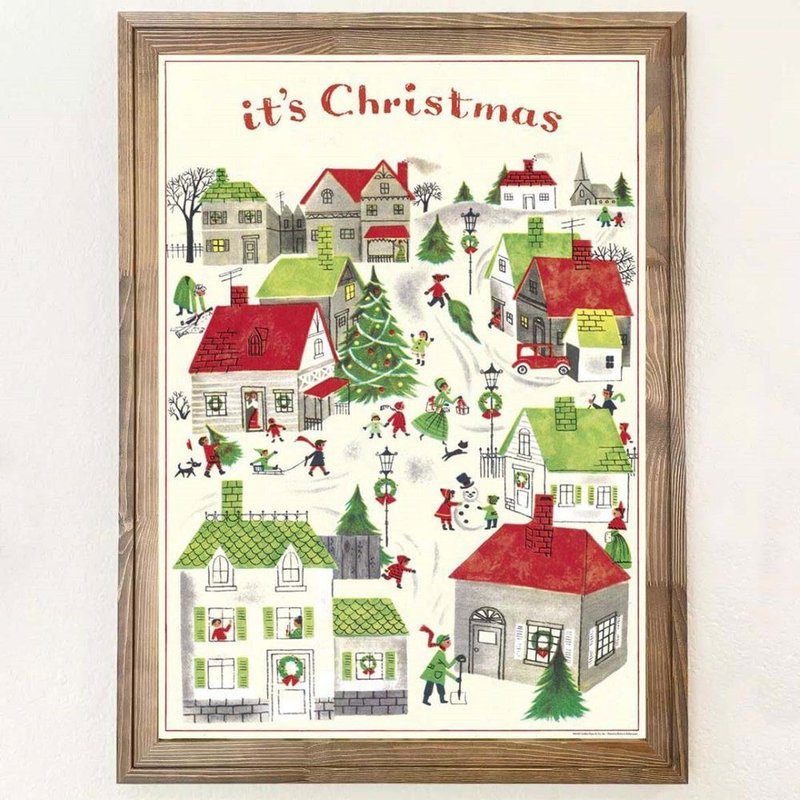 Cavallini & Co. Poster\Wrapping Paper Christmas Series (Various Styles) - โปสเตอร์ - กระดาษ หลากหลายสี