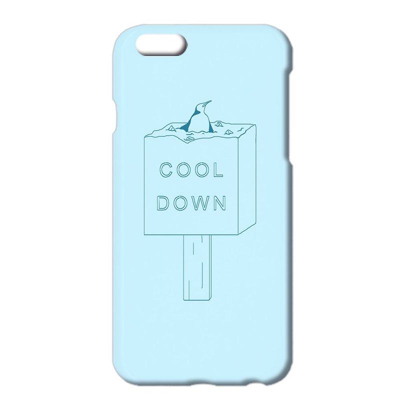 iPhone ケース / cool down - スマホケース - プラスチック ブルー