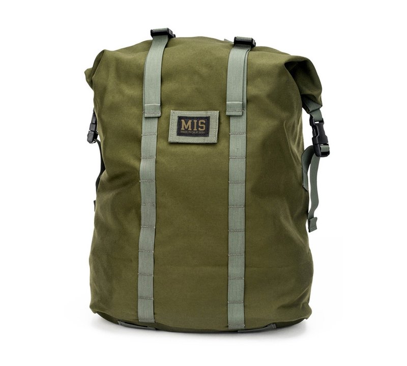 【MIS】ROLL UP BACKPACK Roll Backpack - Olive Green OLIVE DRAB - Backpacks - Other Materials Green