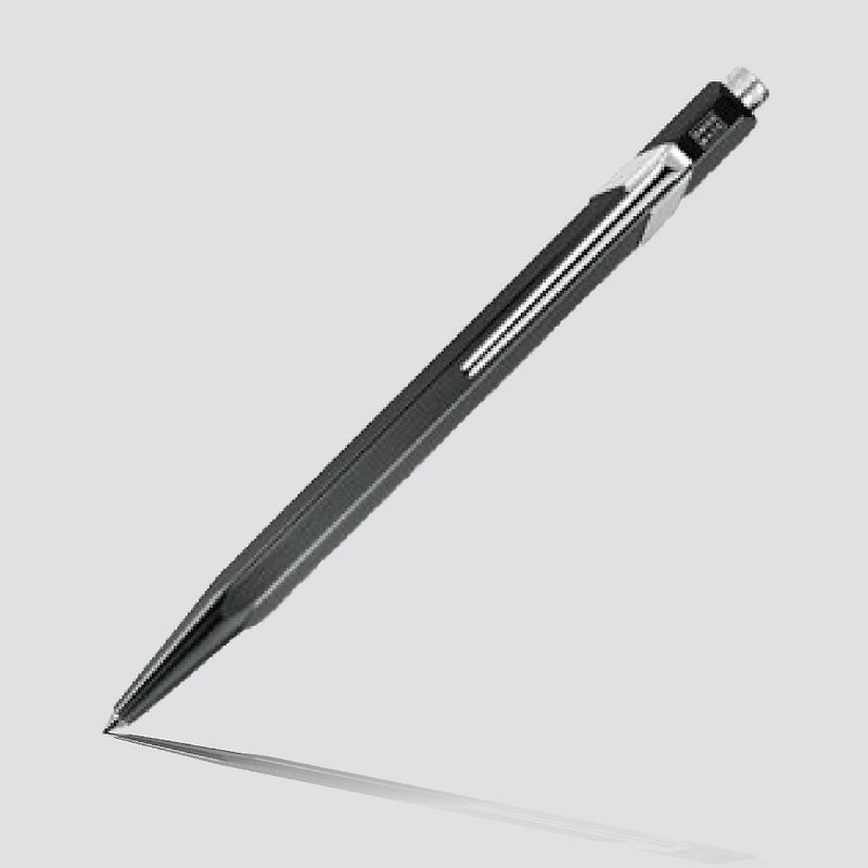 Kada-Office-line 849 Series Metallic Black Ball Pen - Ballpoint & Gel Pens - Other Metals Black