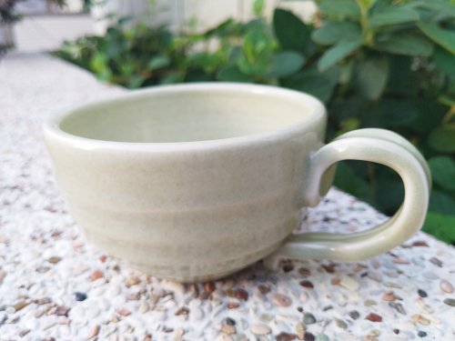 陶籬人間 手作陶杯 | 青瓷 咖啡杯 還原燒