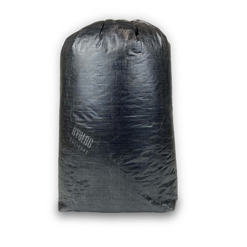 【HYBERG】STUFF BAG 束口防水袋 灰 - 露營用品 - 其他材質 透明
