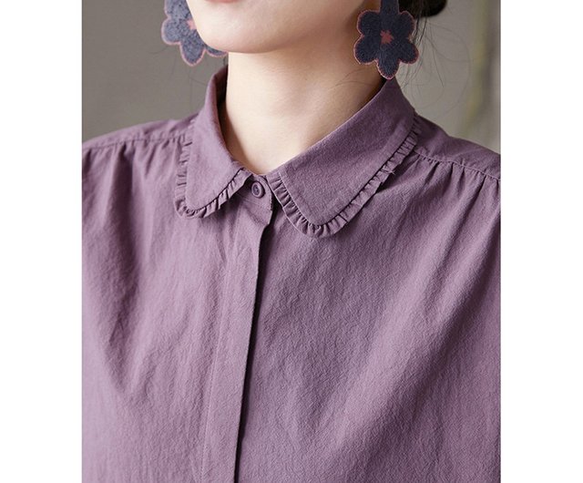 トップス EXODUS LAME VELVET SHIRTS D-PURPLE Exodus Lame Velvet Shirts D-Purple