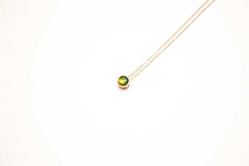 Ammolite。Necklace - Chokers - Gemstone Multicolor