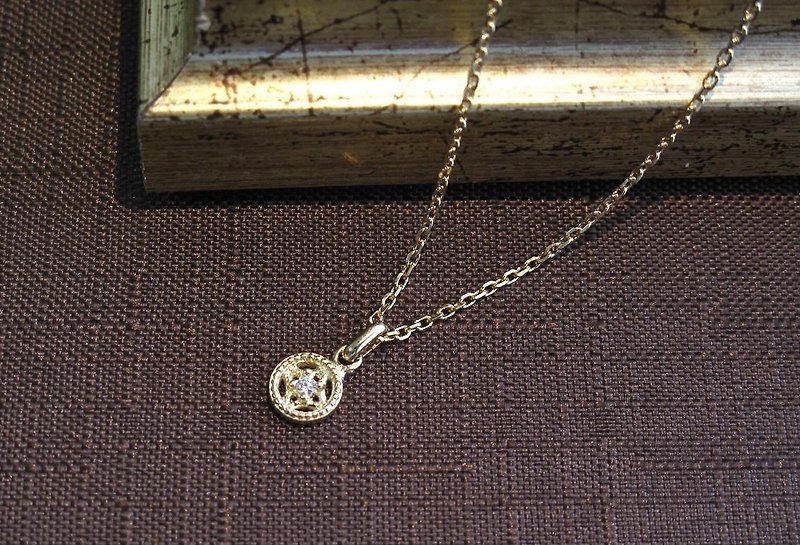 [Made to order] Petit Lumiere Necklace diamond Diamond K18YG - Necklaces - Other Metals Gold