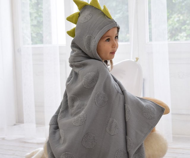 コンテックス】今治SOF 恐竜フード付きバスタオル＆恐竜