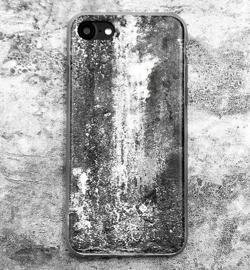 Rough Cement iPhone Case - เคส/ซองมือถือ - พลาสติก สีเทา