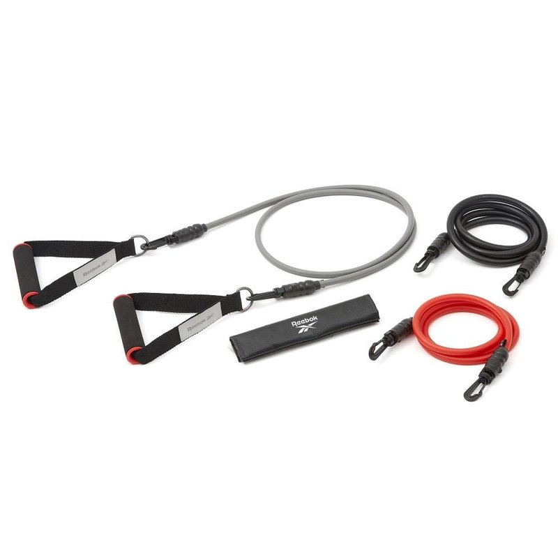 【Reebok】Power Tube Set 基礎款可調式拉力繩組 - 運動/健身器材 - 塑膠 多色