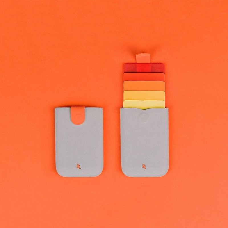 荷蘭 allocacoc dax V2卡片收藏夾/橘色 - 證件套/卡套 - 聚酯纖維 橘色
