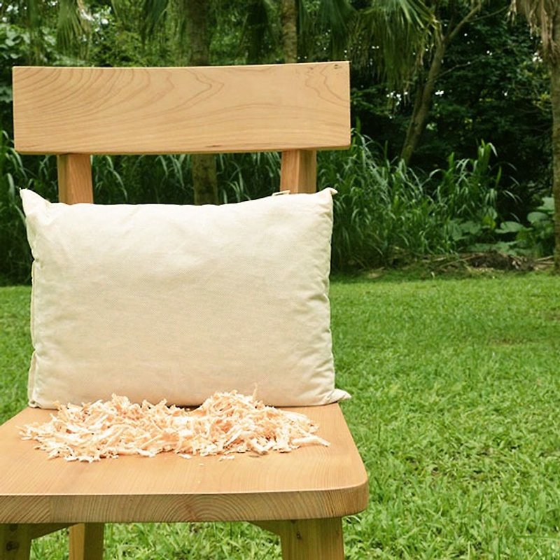 無垢檜木枕芯35x35 cm(客訂) - 枕頭/咕𠱸 - 木頭 