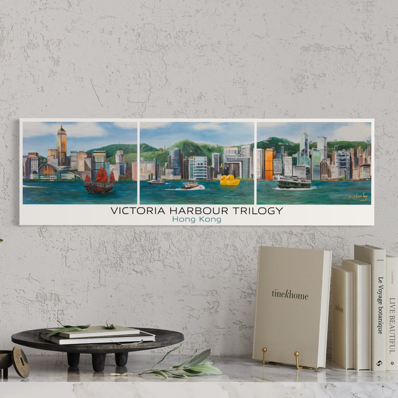 WIT001 Victoria Harbour Trilogy, 2023 (Poster 28cm x 90cm) - โปสเตอร์ - กระดาษ สีน้ำเงิน