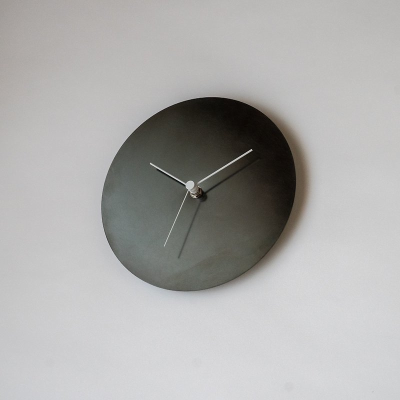 [Made to order] Wall clock type 2 / brass black dyed - นาฬิกา - ทองแดงทองเหลือง สีดำ