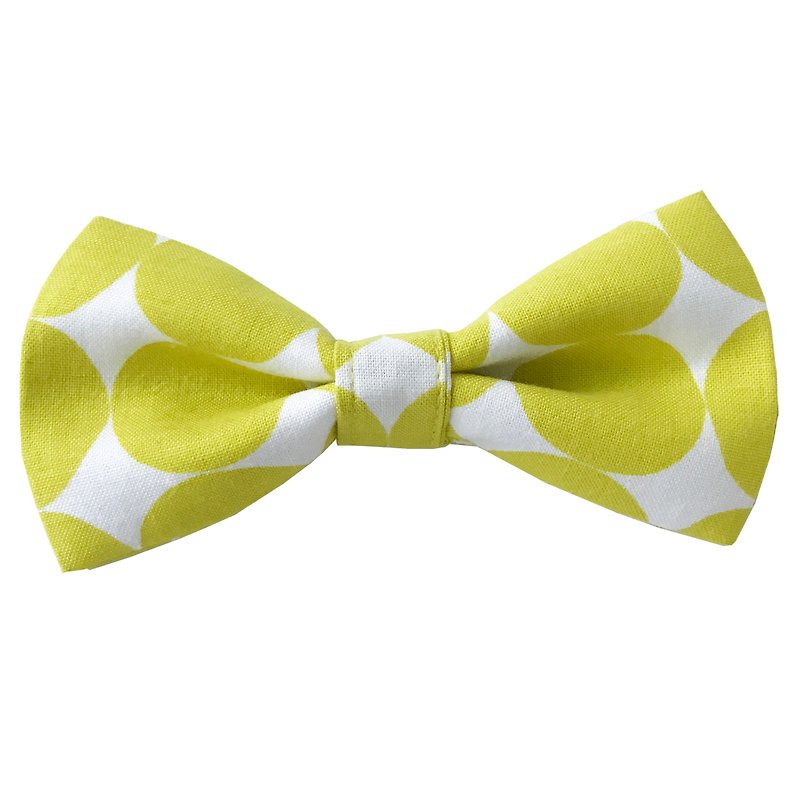 Sportsman Flying Diary Bow Tie_Friday - Ties & Tie Clips - Cotton & Hemp Yellow