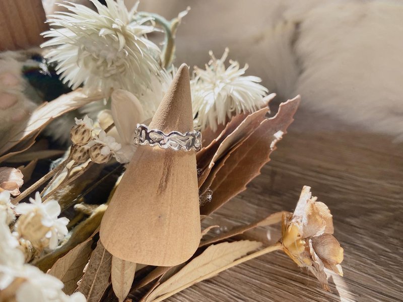 Cluster of flowers Ring 花叢 - 戒指 - 純銀 銀色